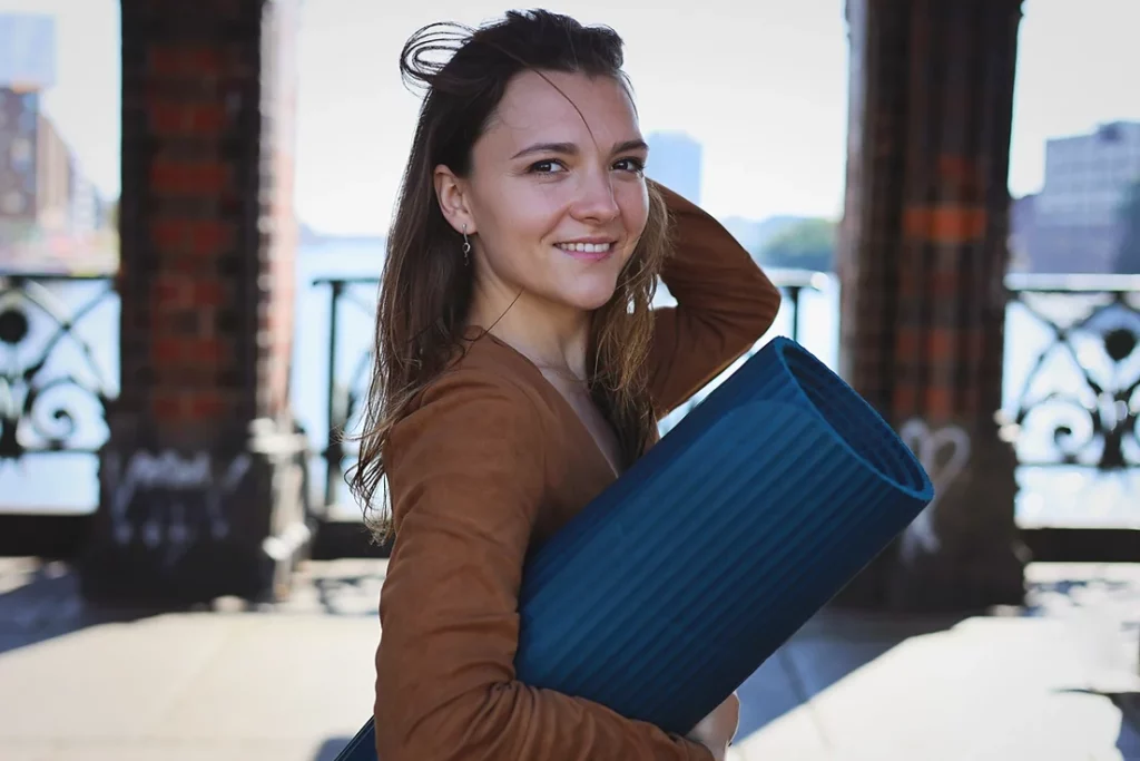 інструктор йоги в Берліні Ксенія Дʼяченко