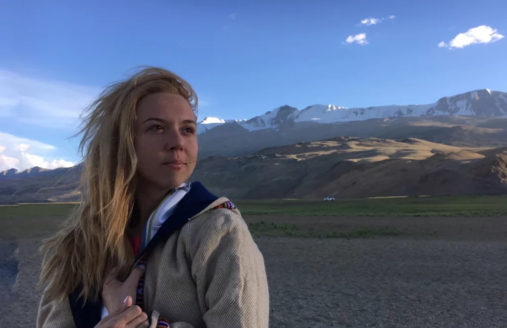 інструктор йоґи Олександра Коваленко