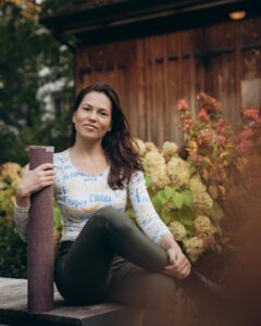 Інструкторка йоги Діана Гладка