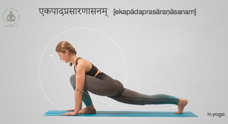 eka-pada-prasaranasana surya namaskar